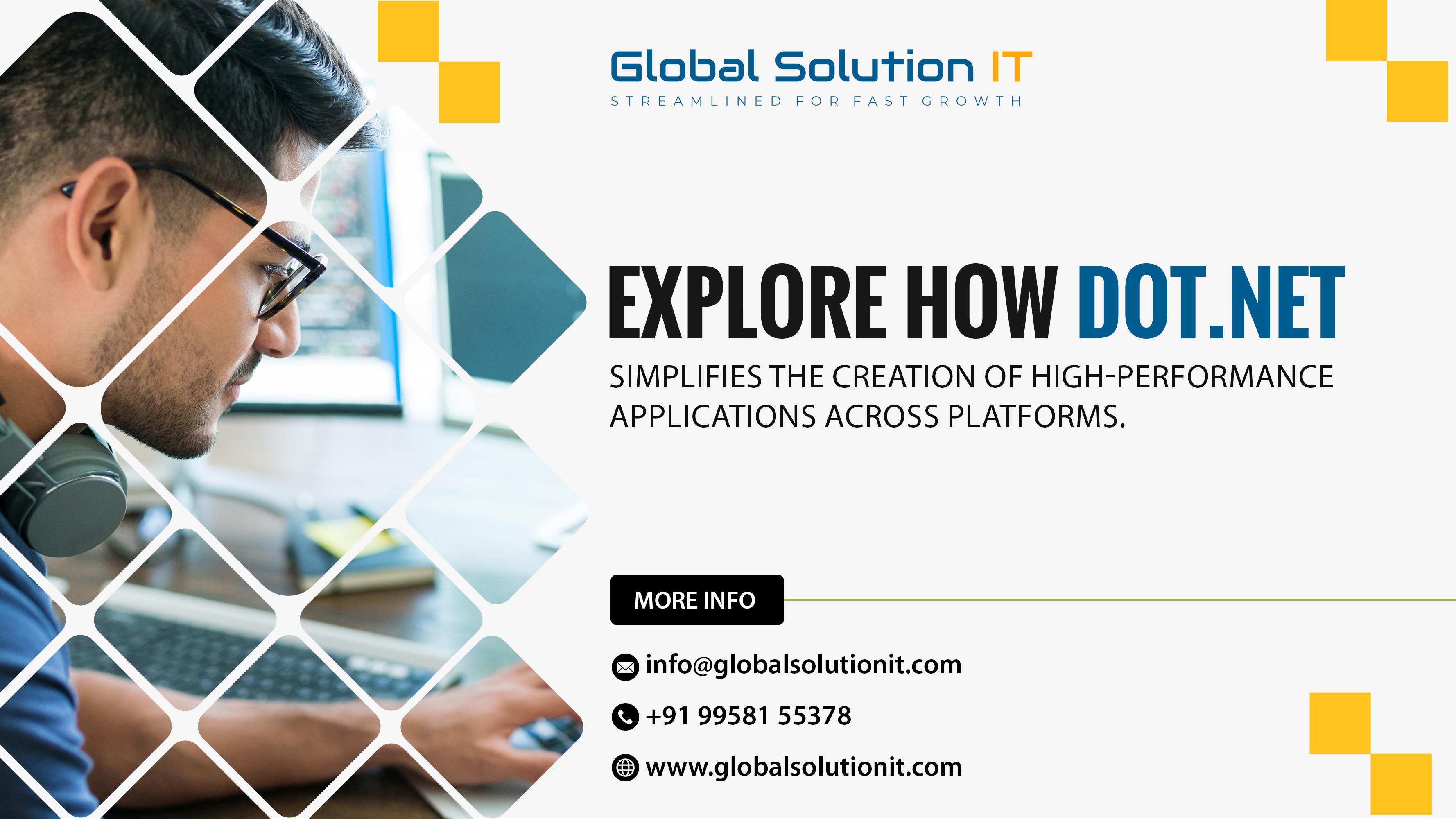 Explore how Dot.Net simplifies the creation of high-performance applications across platforms.