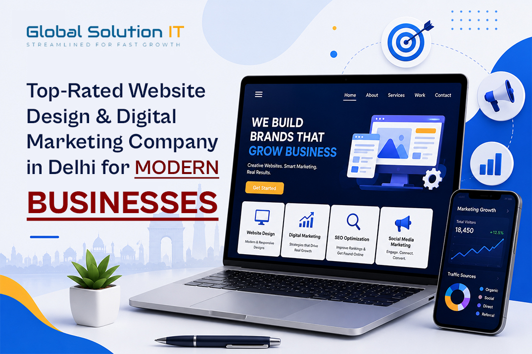Top-Rated Website Design & Digital Marketing Company in Delhi for Modern Businesses